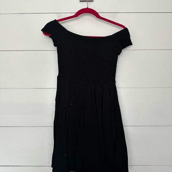 Express Women’s Extra Small Black Cinched Top Mini Dress - Picture 1 of 6